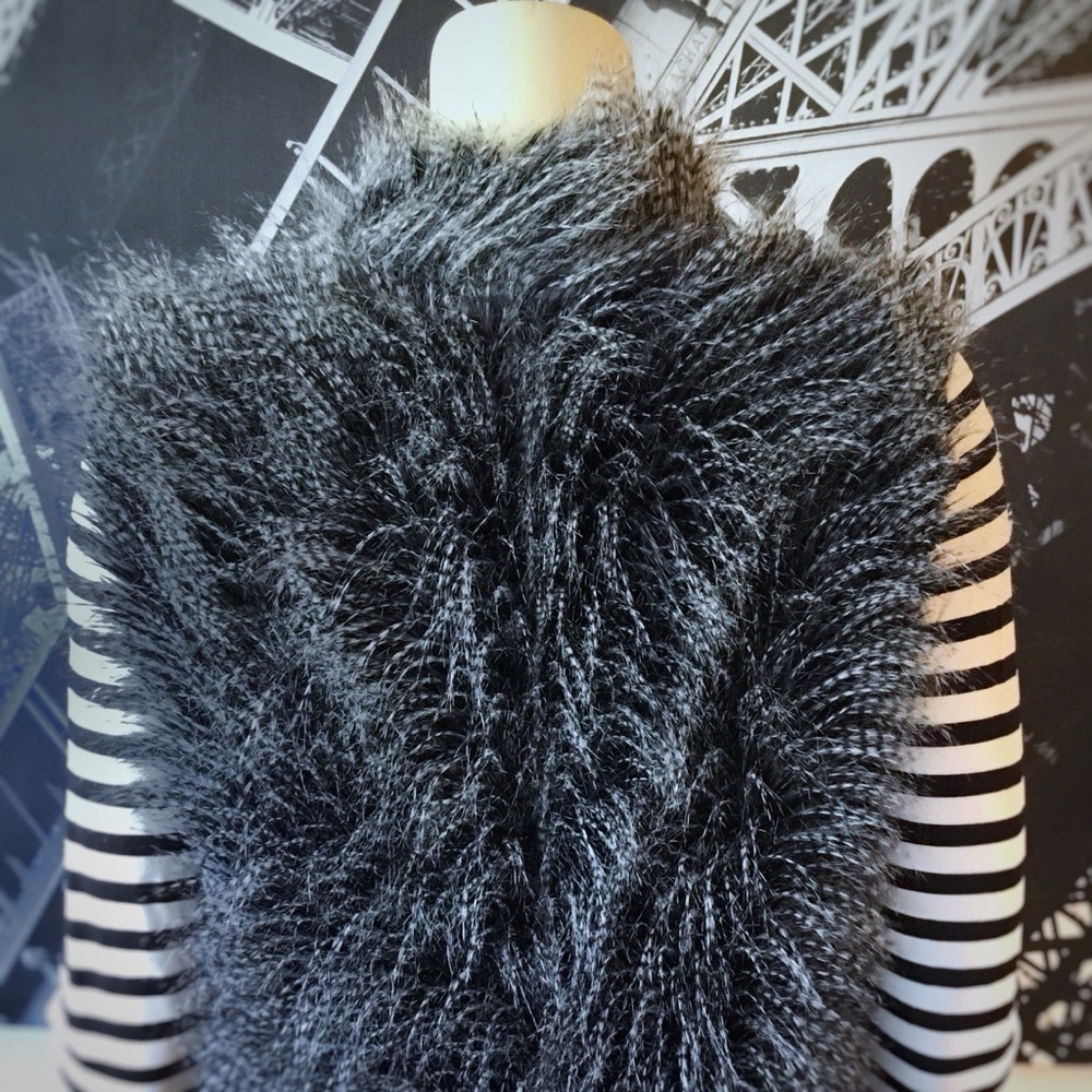 MICHAEL KORS Faux Fur Raccoon Vest! - Picture 5 of 8